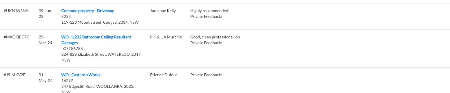 Andrew John Barker feedback