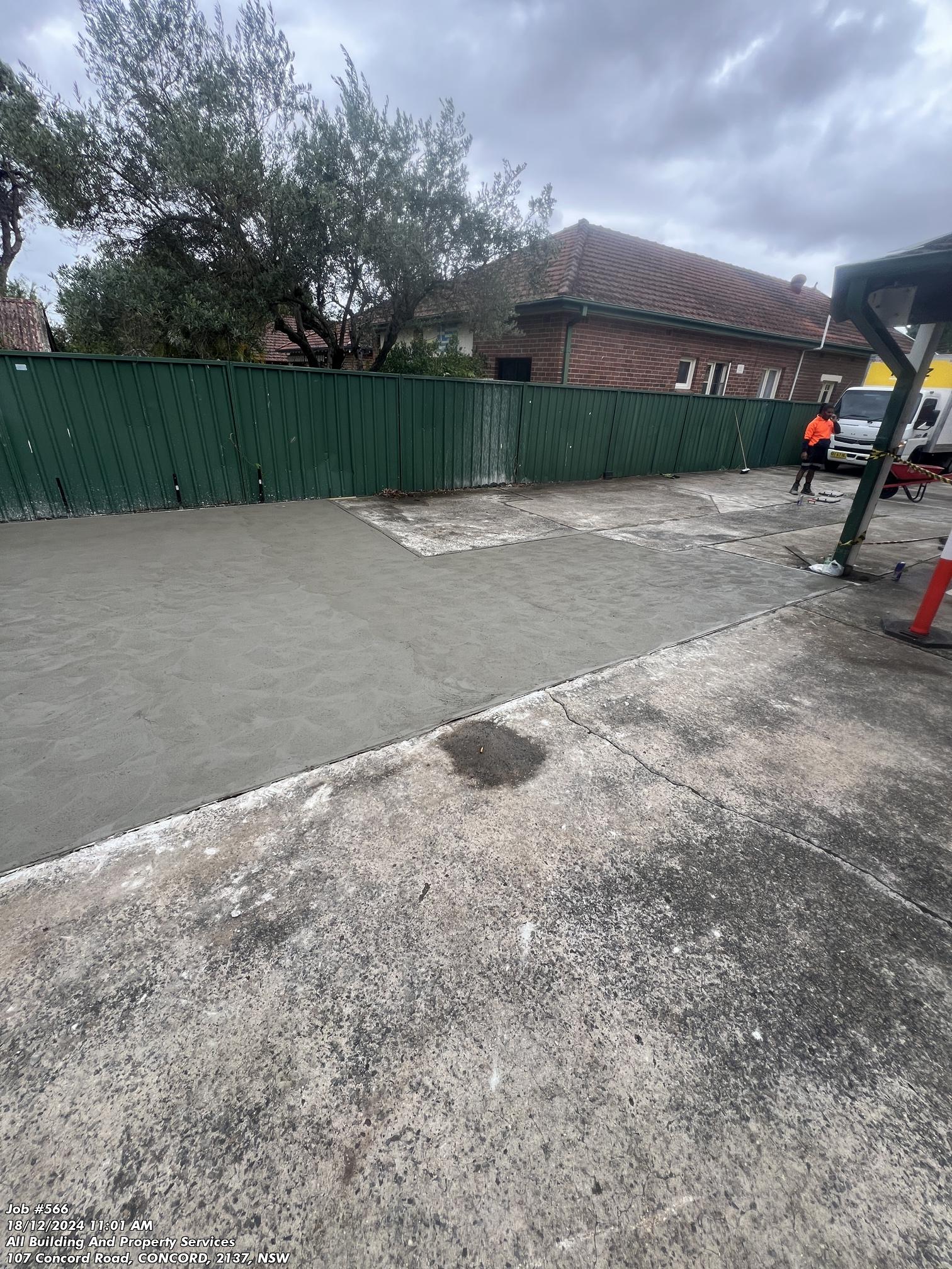Driveway concreting 6